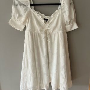 Lulus white babydoll dress